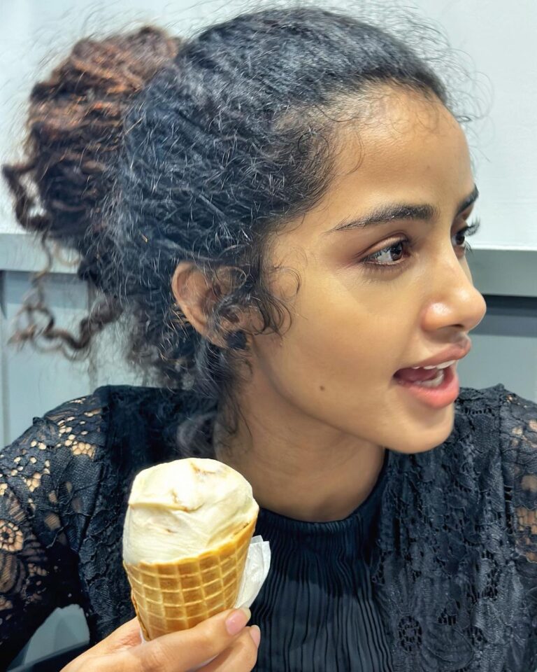 Actress Anupama Parameswaran Asks Fans To Guess The Flavour Of Her Ice Cream