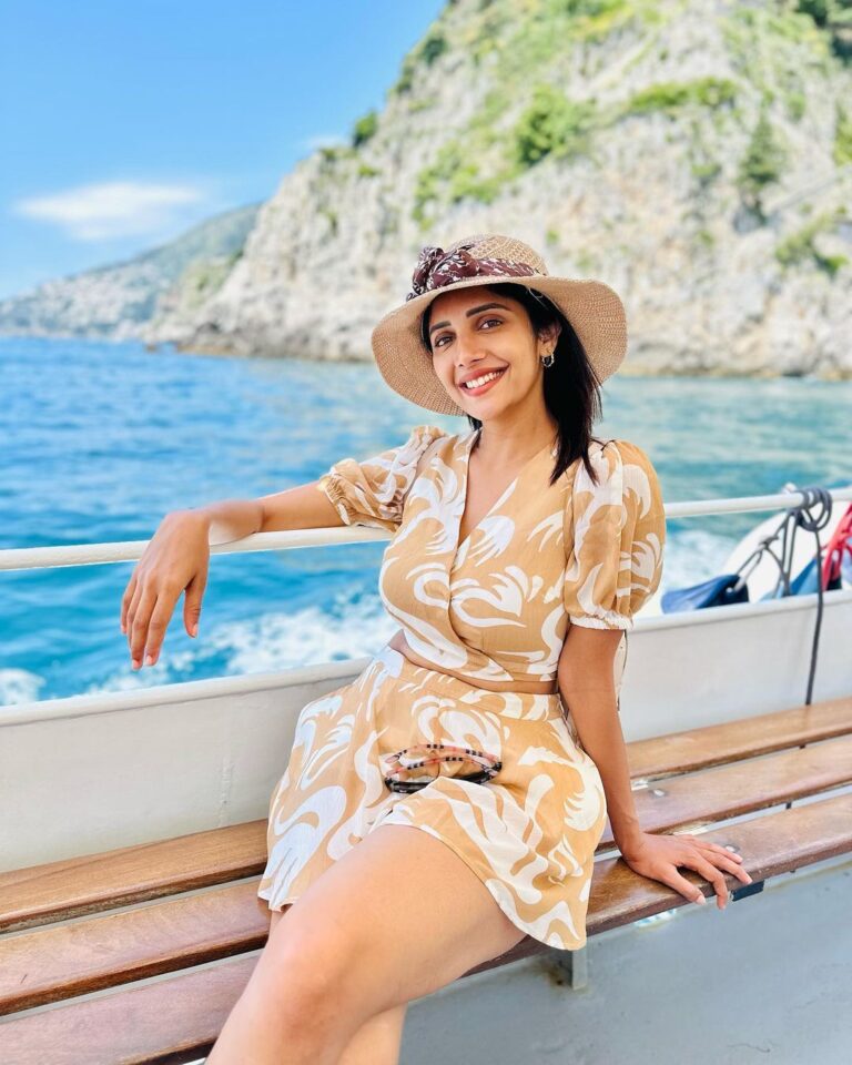 Actress Milana Nagaraj Enjoying Her Days In Amalfi Coast, Italy