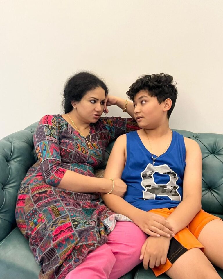 Actress Sheelu Abraham Shares Photos With Her Son On His Birthday