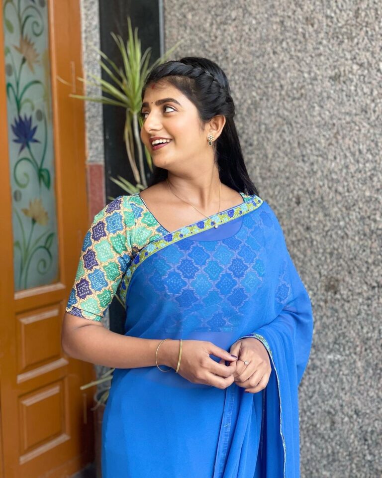 Actress Gabriella Charlton In Different Sarees