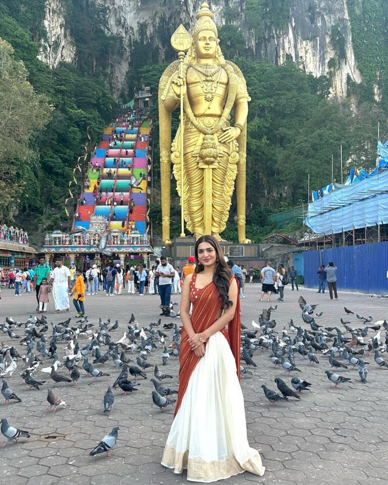 Clicks Of Saniya Iyappan In Batu Caves Temple, Malaysia