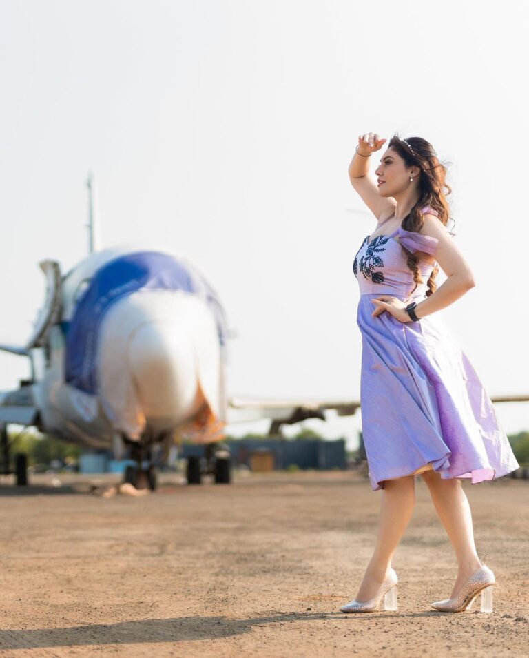Actress Sherin Shringar Is Excited To Board A Flight For Vacation
