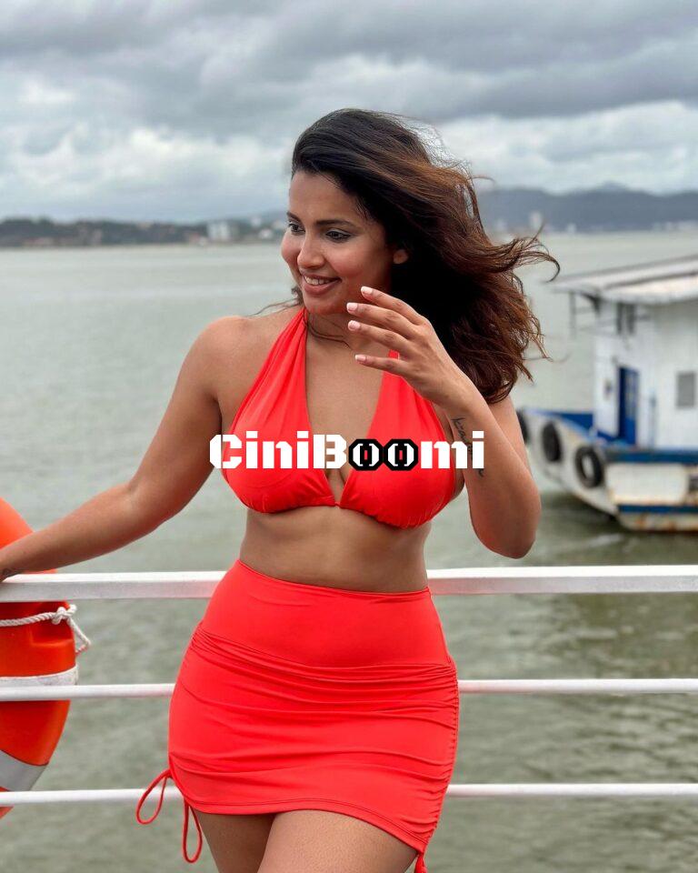 Actress Anicka Vikramman Enjoying Her Day At Halong Bay, Vietnam