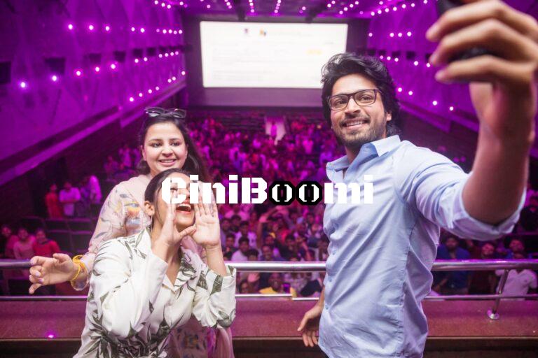 Sakshi Dhoni, Harish Kalyan & Ivana At The LGM film FDFS