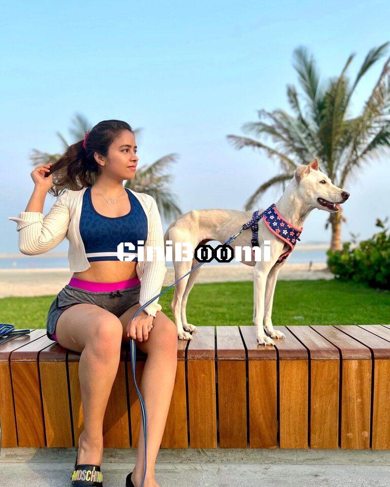 Actress Shobhita Rana Loves To Play With Her Pup