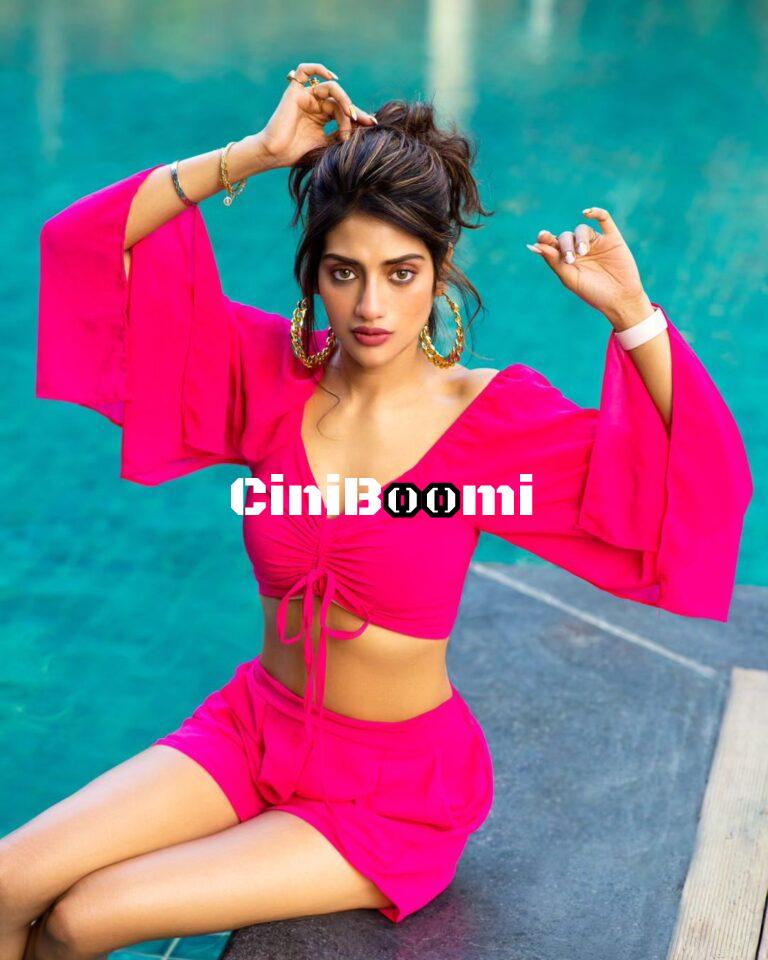 Pretty Looking Nussrat Jahan In Pink Outfit