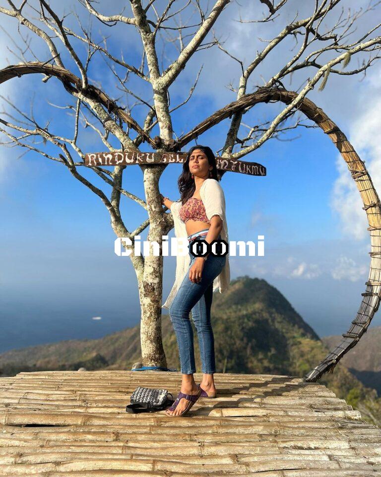 Actress Manisha Yadav Immersed In The Beauty Of Picturesque ‘Mount Agung’