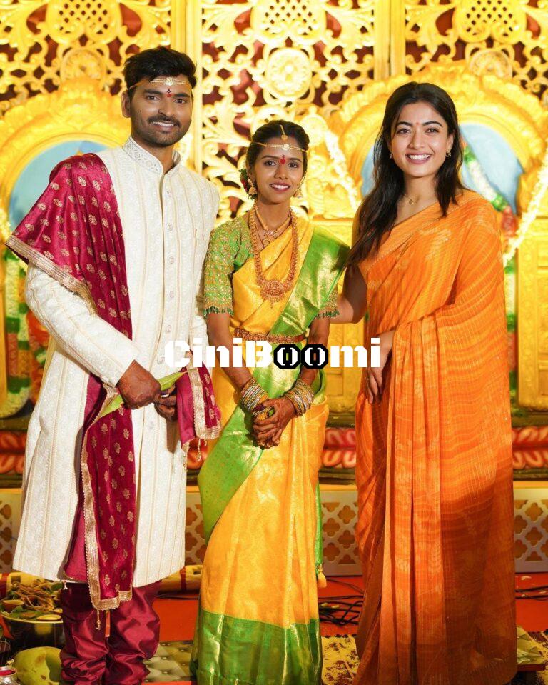 Actress Rashmika Mandanna Attends Her Assistant’s Wedding Ceremony