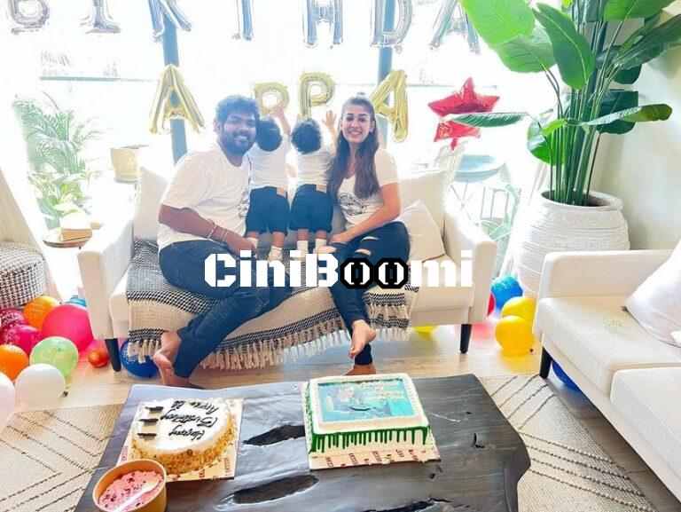 Director Vignesh Shivan Celebrated His First Birthday With His Twin Boys