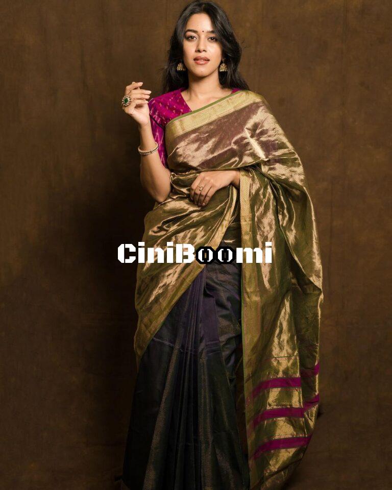 Actress Mirnalini Ravi Radiates Charm In Saree