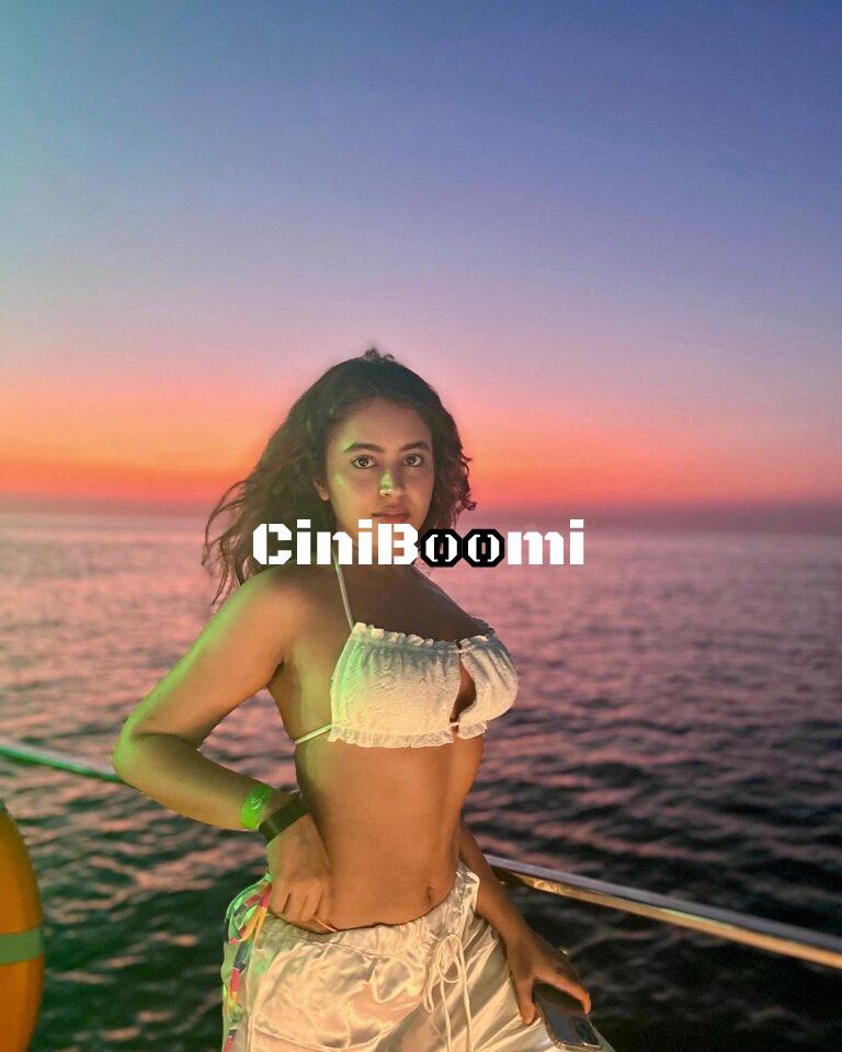 Actress Shobhita Rana Enjoying Sunset In Bali Yacht Sunset Cruise, Indonesia