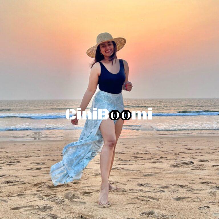 Actress Siddhi Idnani Immersed In The Beauty Of Sunset