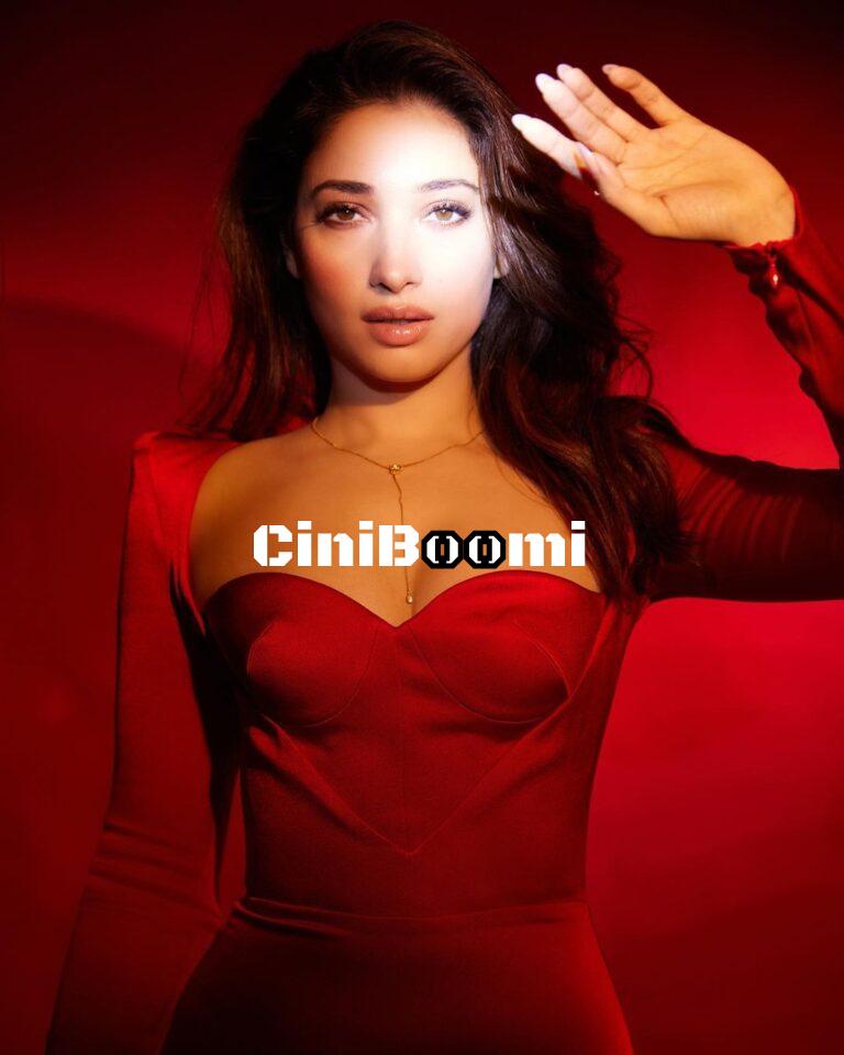 Actress Tamannaah’s Jaw-Dropping Look In Red Outfit