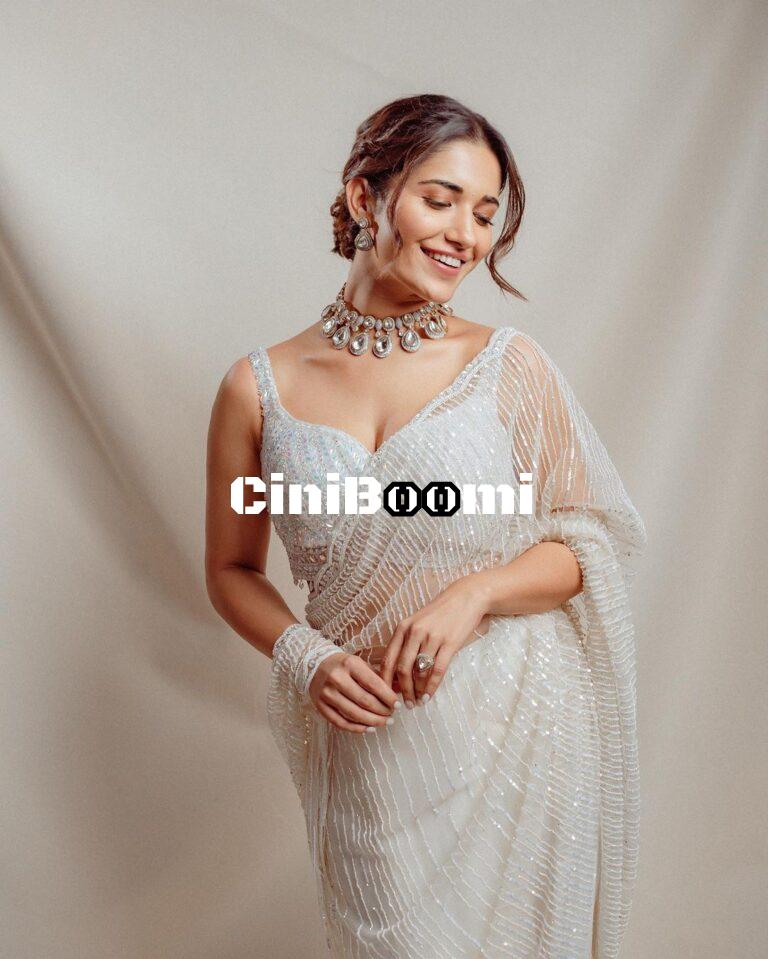 Actress Ruhani Sharma Sizzles In White Saree