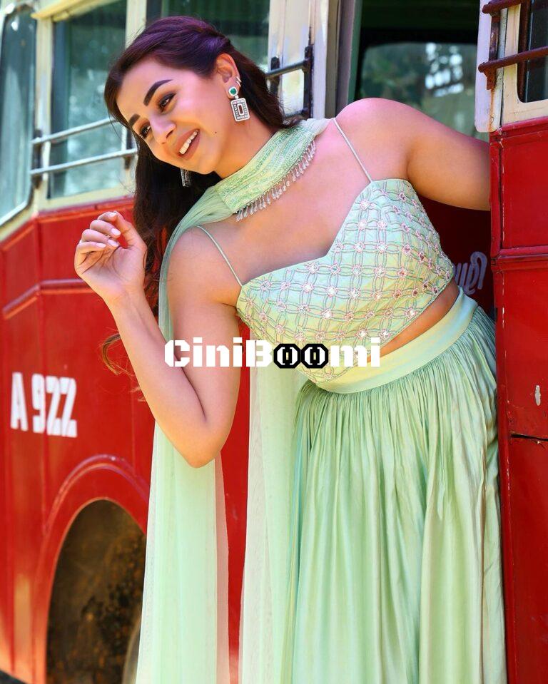 Actress Nikki Galrani Oozes Charm In Green Outfit