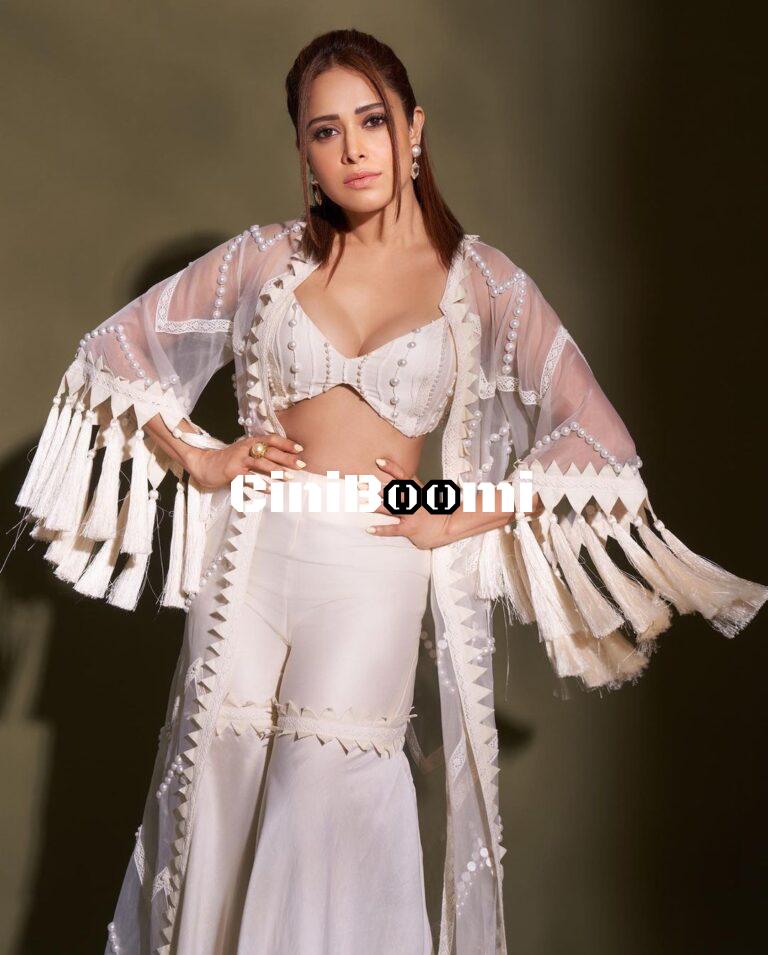 Actress Nushrratt Bharuccha Redefines Gorgeousness In White Outfit