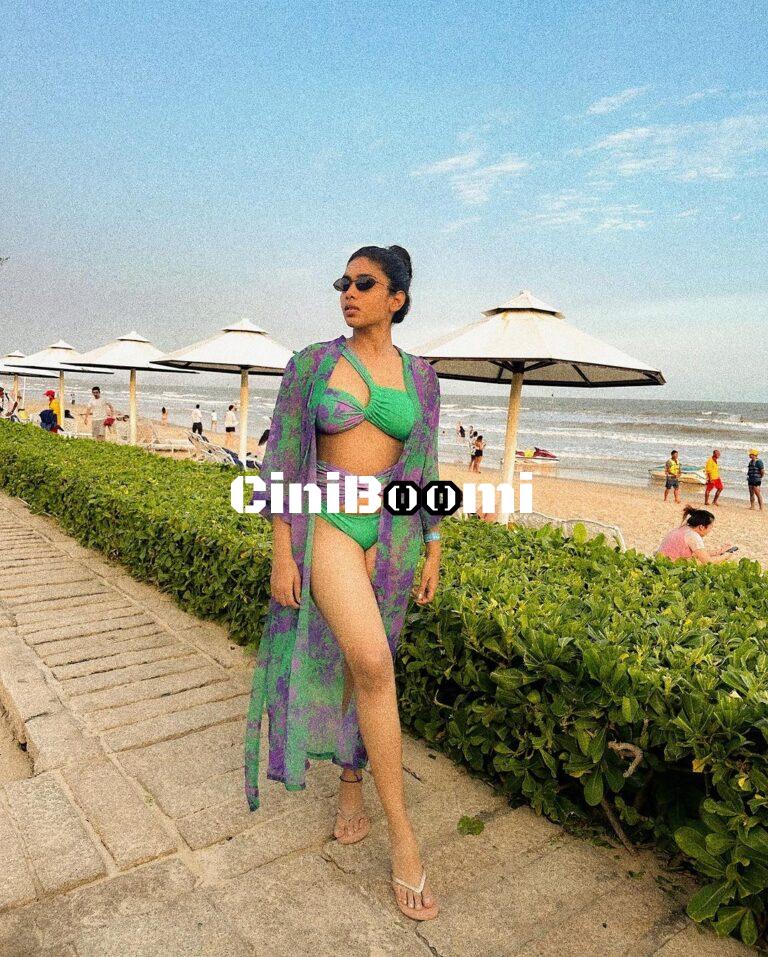 Actress Dushara Vijayan Chilling At The Beach