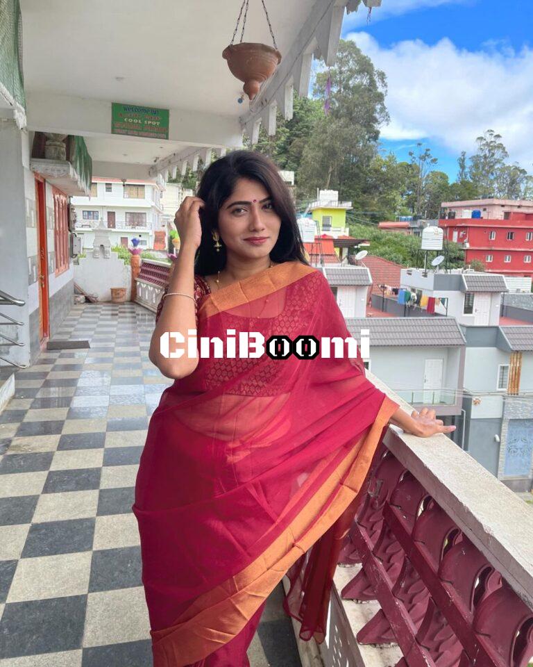 Actress Julie Clad In A Saree Defining Gorgeousness