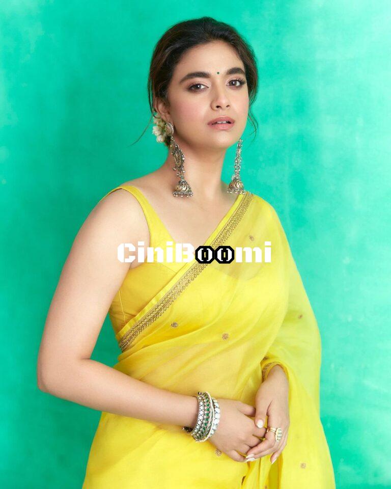 Actress Keerthy Suresh Lights Up The Internet With Her Clicks In Yellow Saree