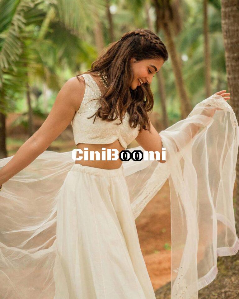 Actress Pooja Hegde Dazzles In White Outfit