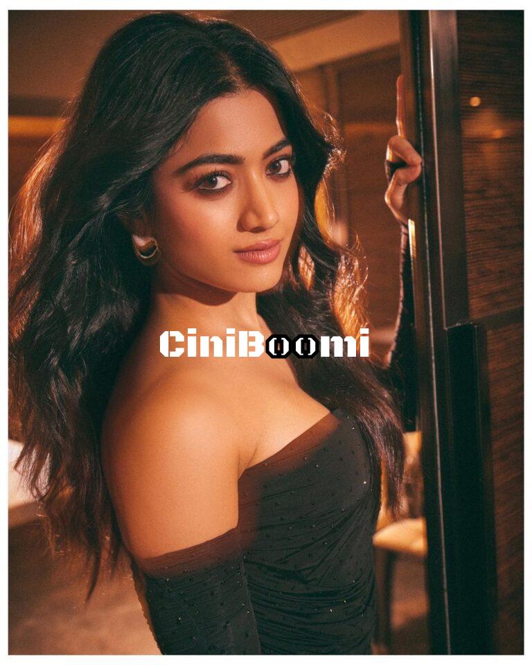 Actress Rashmika Mandanna Personifies Elegance In Black Outfit