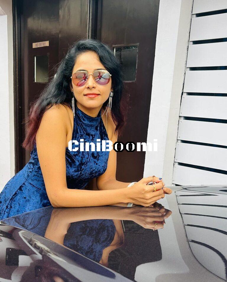 Actress Subiksha Krishnan Oozes Style In Blue Outfit