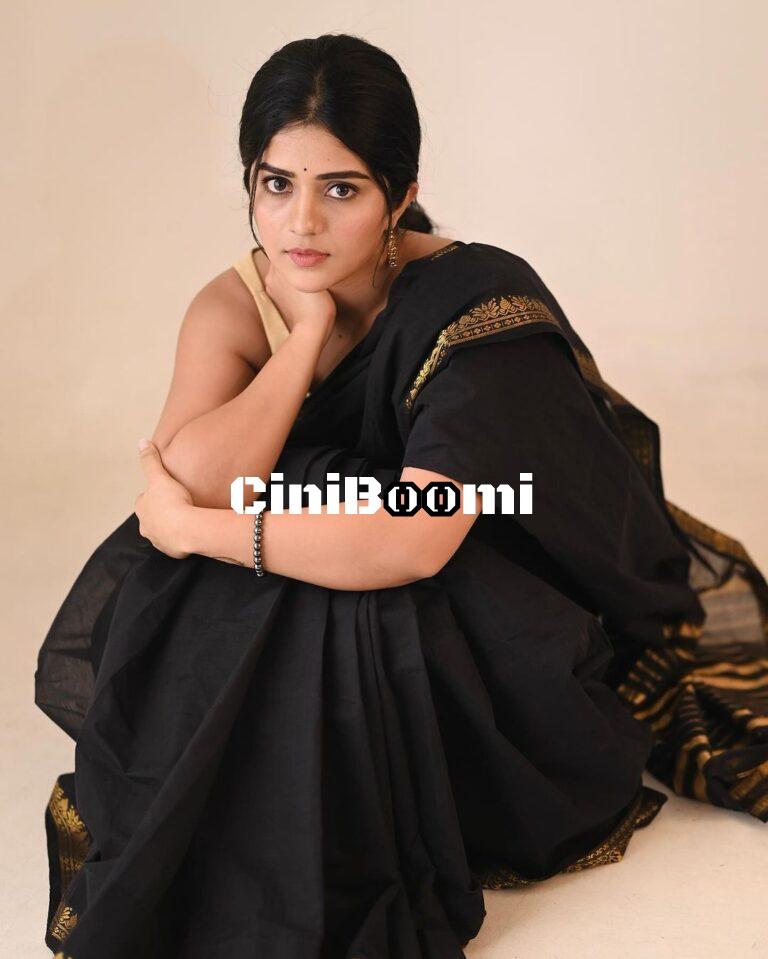 Actress Meghaa Shetty Redefines Beauty In Black Saree