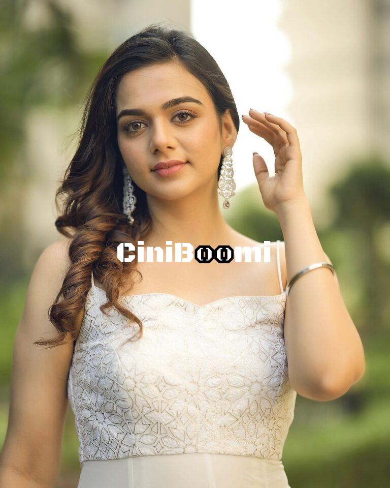 Actress Bhavya Radiates Ethereal Beauty In White Outfit