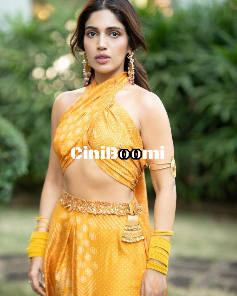Actress Bhumi Pednekar Oozes Charm In Unique Outfit