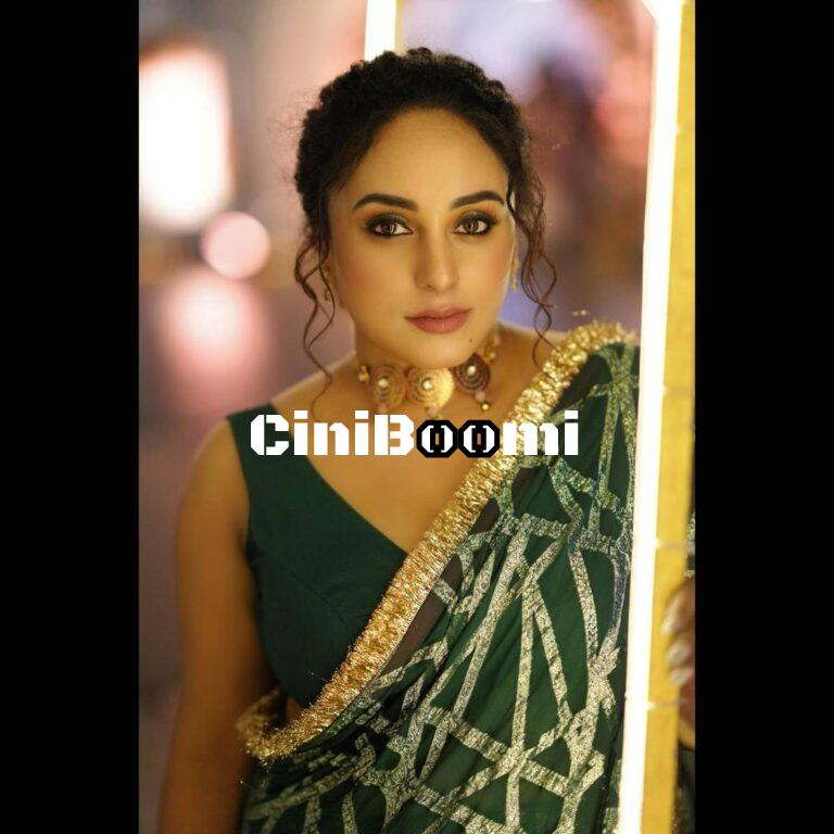 Actress Pearle Maaney Unleashes Her Charisma In Green Saree