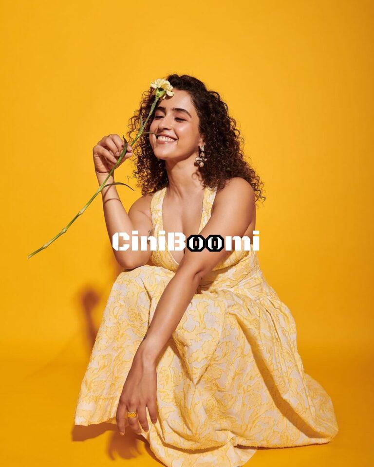 Actress Sanya Malhotra Mesmerizes With Luscious Curly Hair