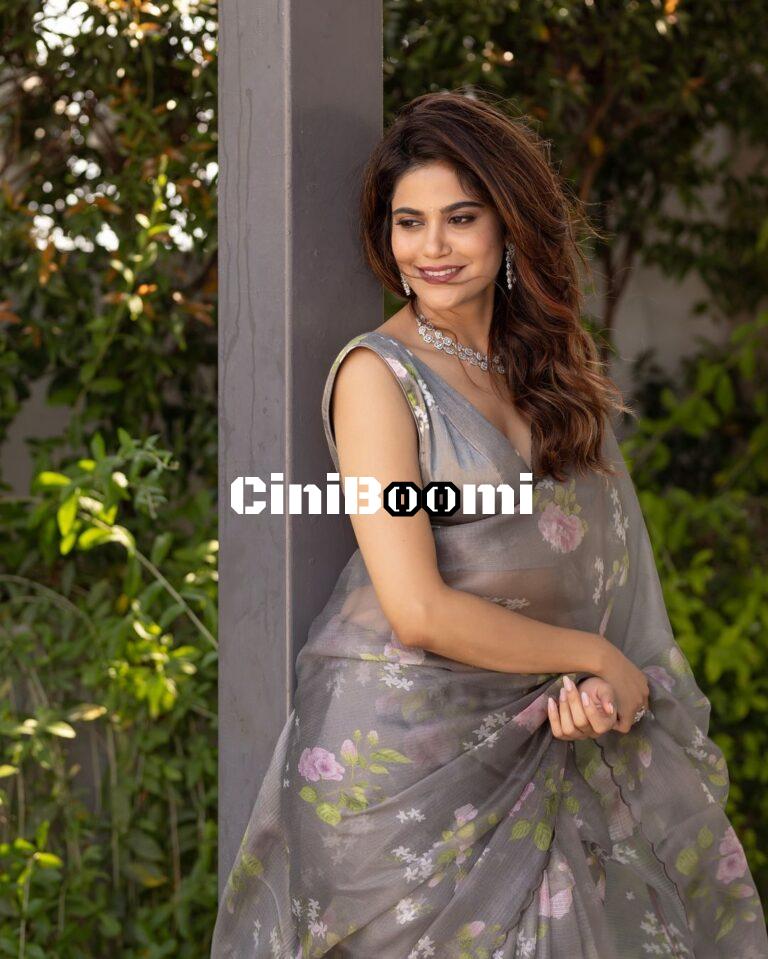 Actress Aaditi Pohankar Unleashes Her Charisma In Saree