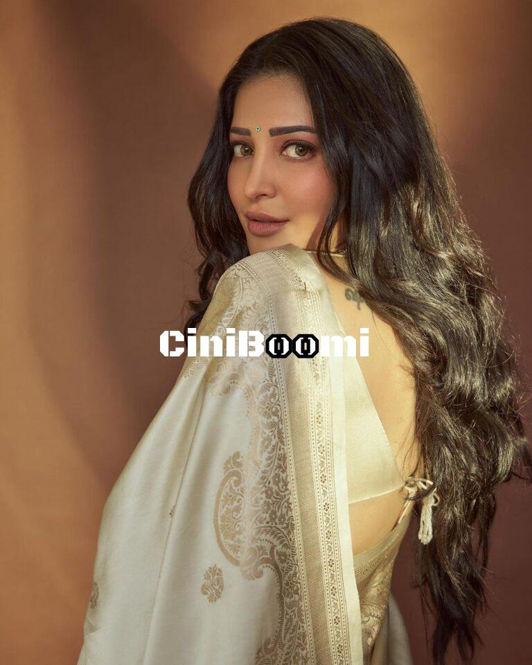 Actress Shruti Haasan Redefines Beauty In Traditional Attire