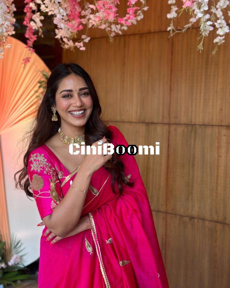 Actress Nivetha Pethuraj Exudes Charm In Saree