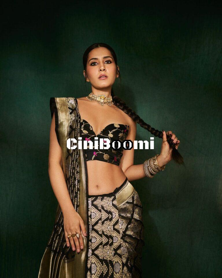 Actress Raashii Khanna Channels Her Inner Desi Barbie In Traditional Attire