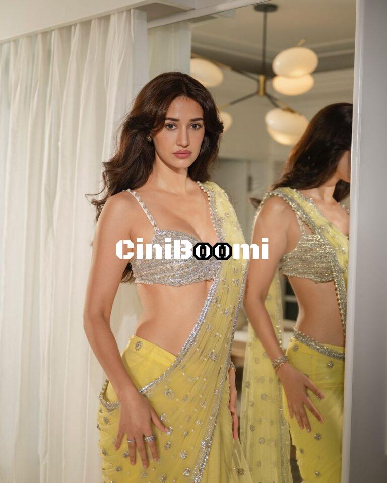 Actress Disha Patani Channels Her Inner Desi Barbie In Saree