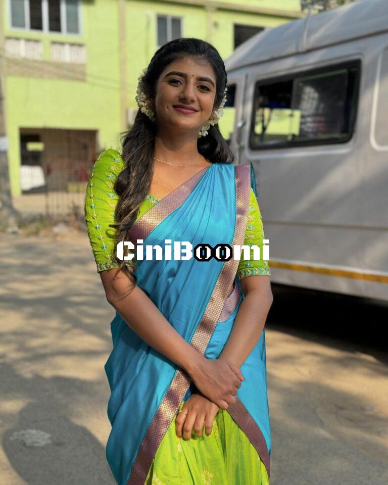 Actress Gabriella Charlton Oozes Charm In Half Saree