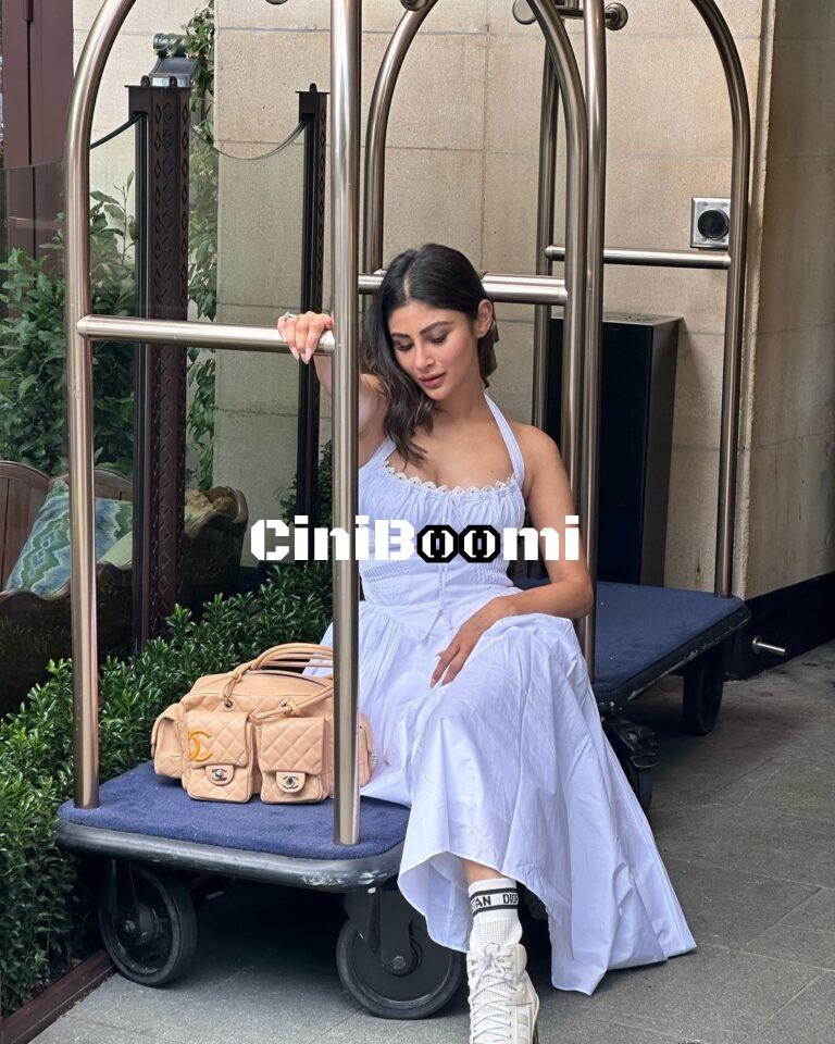 Actress Mouni Roy Unleashes Her Charisma In White Outfit