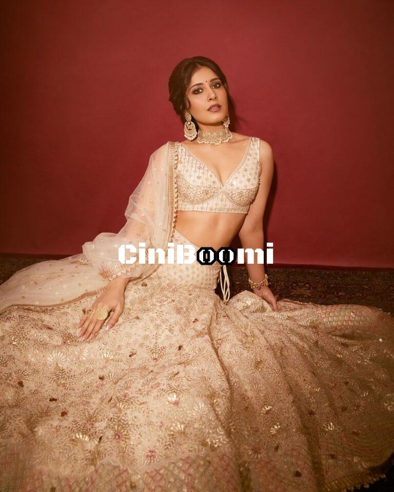Actress Raashii Khanna Channels Her Inner Barbie In White Lehenga
