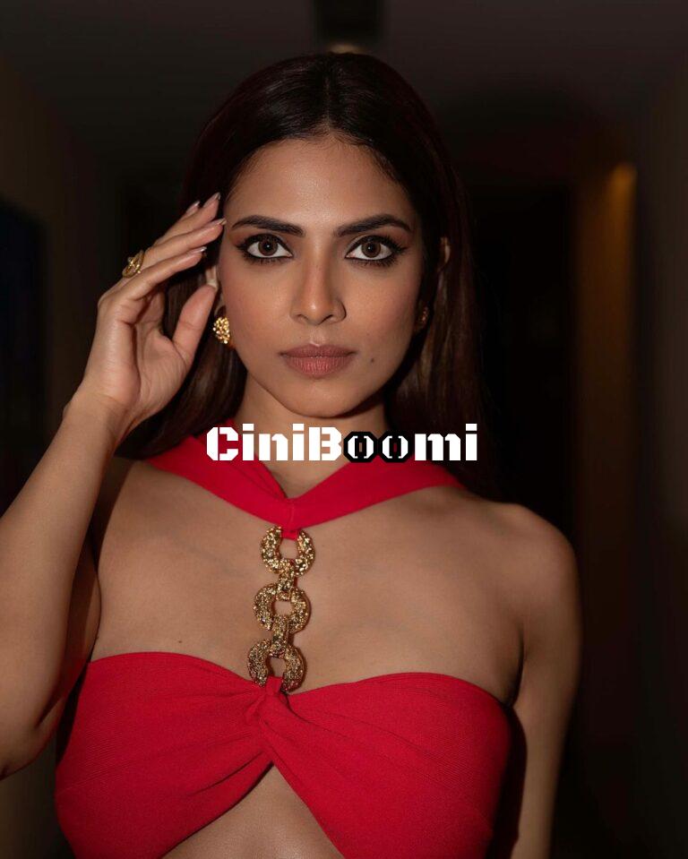 Actress Malavika Mohanan Slays In Red Outfit