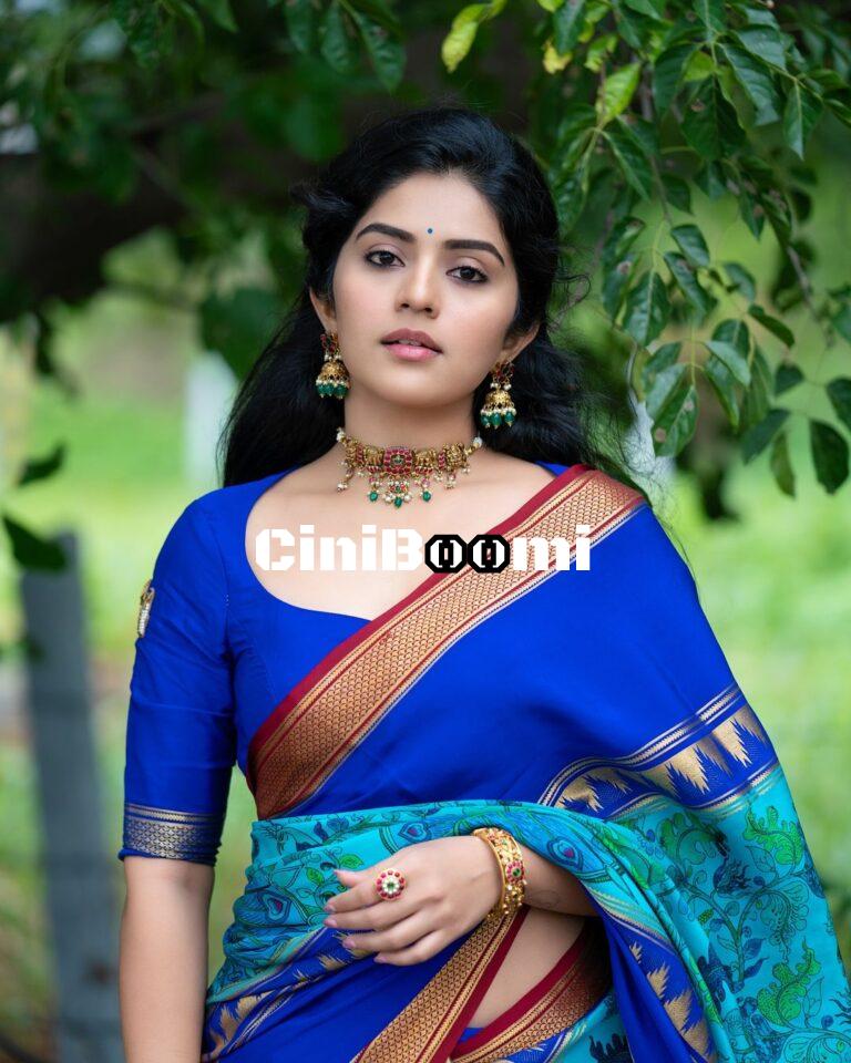 Actress Meghaa Shetty Dazzles In Traditional Attire