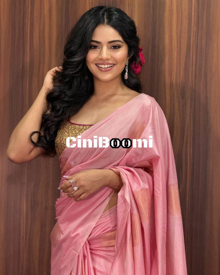 Actress Meghaa Shetty Unleashes Her Charisma In Pink Saree