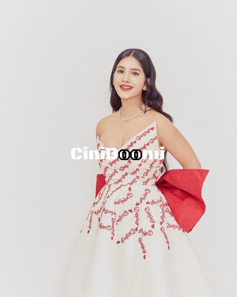 Actress Nabha Natesh Channels Her Inner Barbie In White Outfit