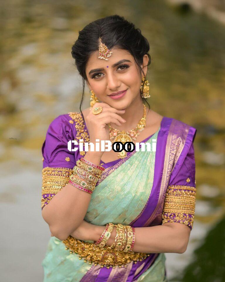 Actress Gabriella Charlton Radiates Ethereal Beauty In Traditional Attire