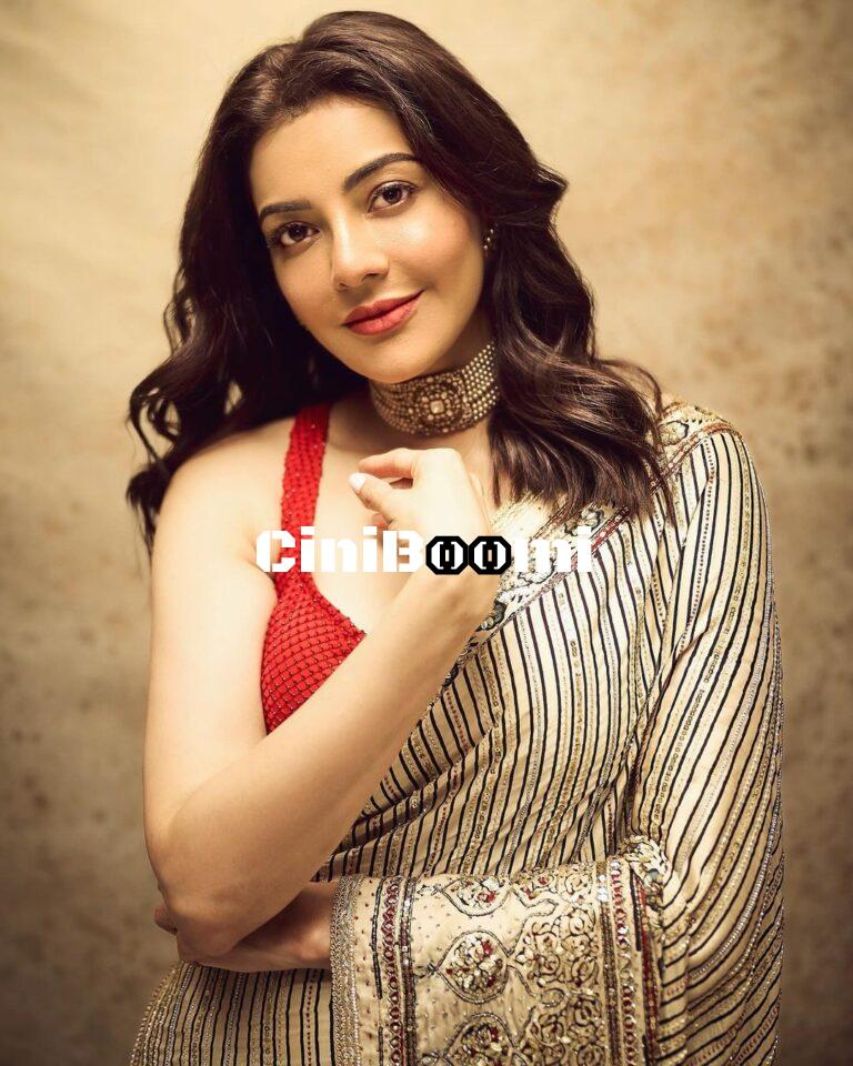 Actress Kajal Aggarwal Exudes Elegance In Saree