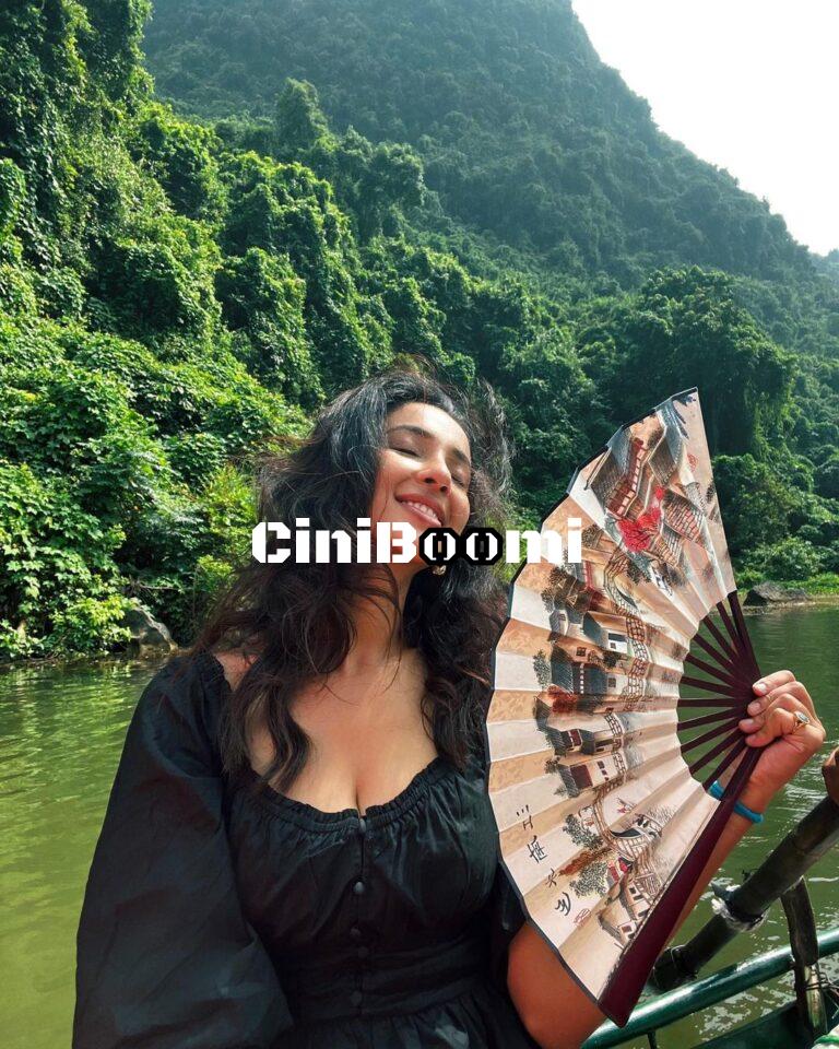 Actress Riya Suman Exploring The Beauty Of Trang an, Vietnam