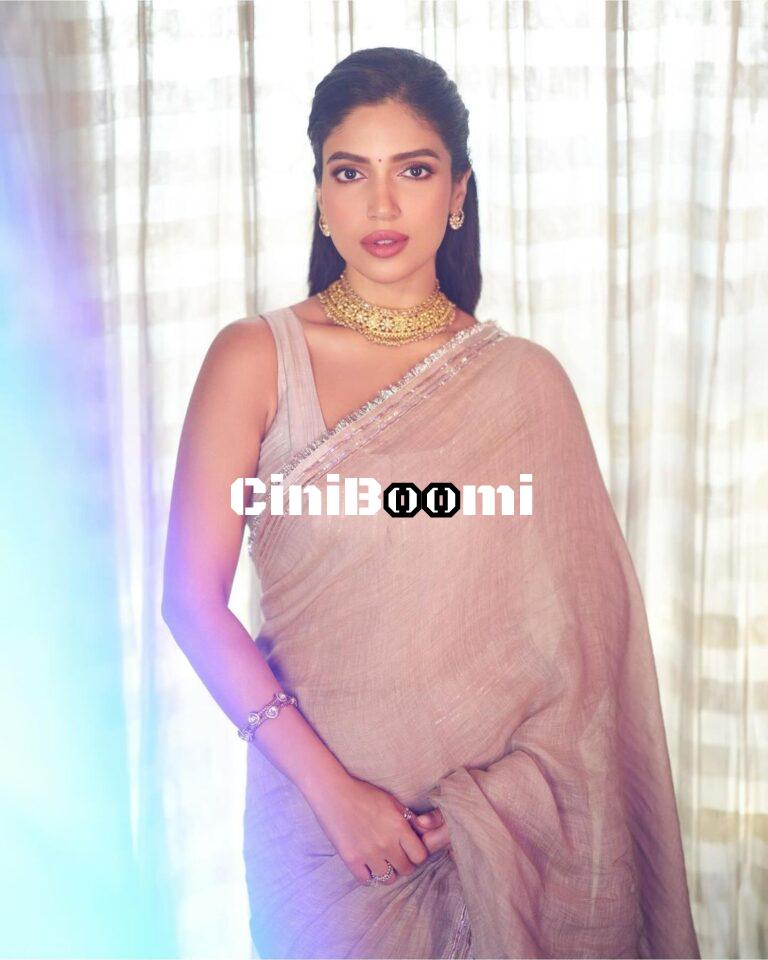 Actress Bhumi Pednekar Personifies Elegance In Saree