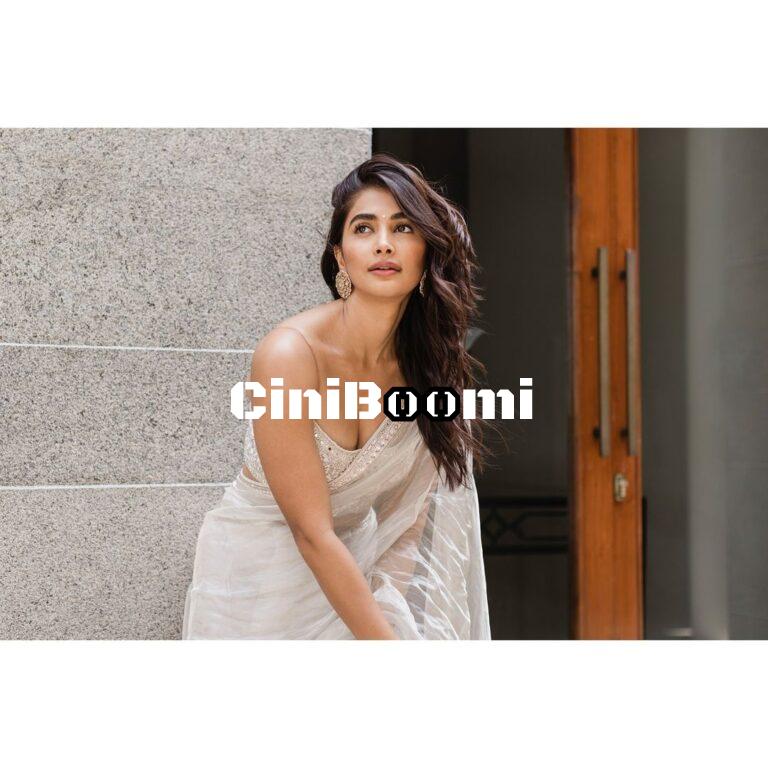 Actress Pooja Hegde Unleashes Her Charisma In White Saree