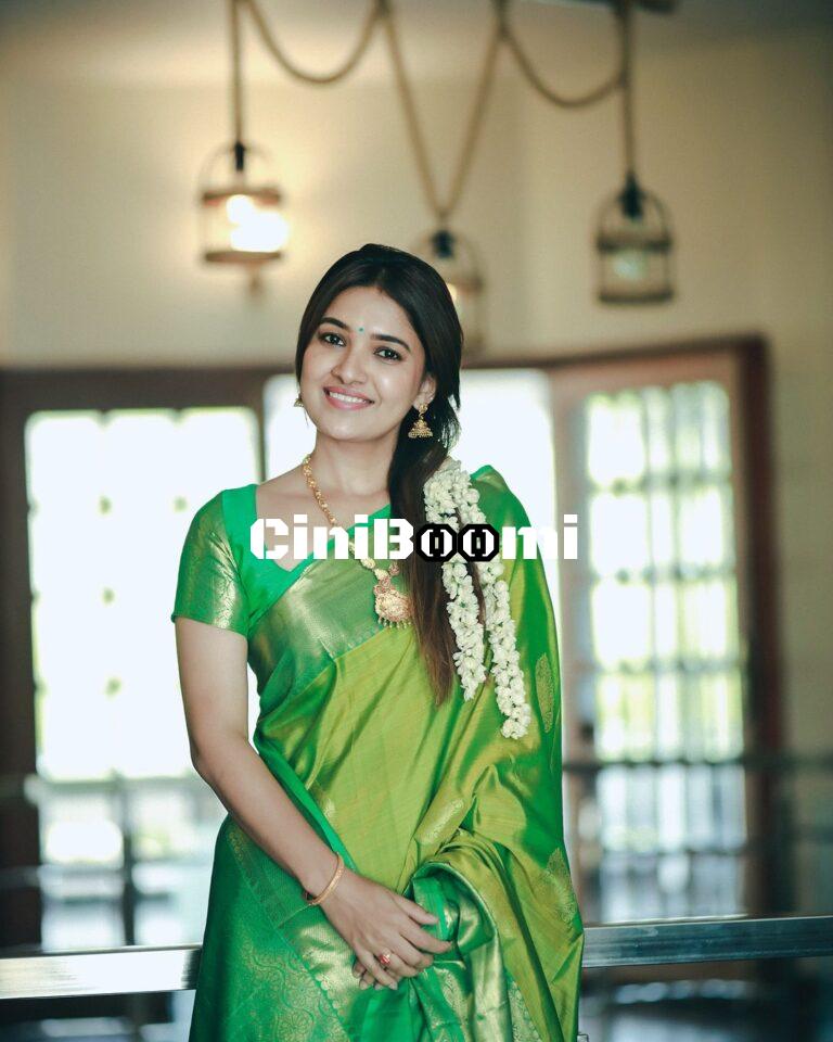 Actress Vani Bhojan Exudes Charm In Silk Saree