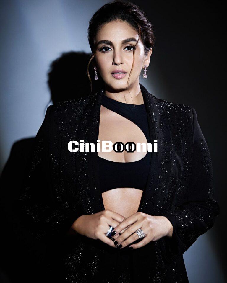 Actress Huma Qureshi Unleashes Her Charisma In Black Outfit